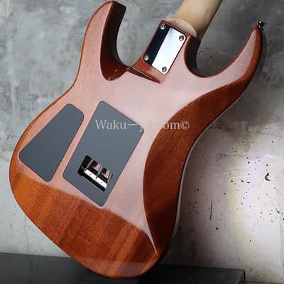 B.C. Rich Gunslinger Mahogany Reverse Head - Natural image 8