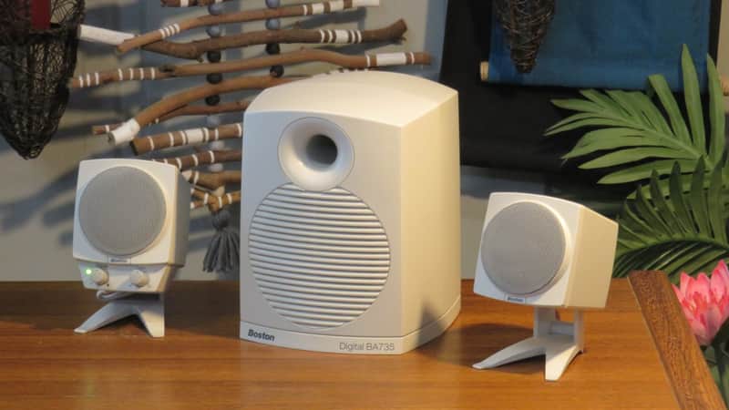 Vintage Boston Acoustics BA735 2.1 Speaker System with Analogue & Digital Inputs image 1