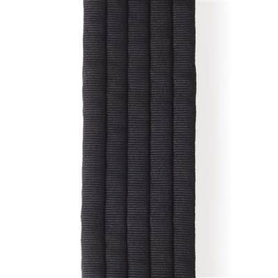 D'Addario 50BAL01 Auto Lock Guitar Strap Black Padded Stripes image 3