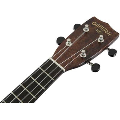 Gretsch G9100-L Soprano Long-Neck Ukulele with Gig Bag, Vintage Mahogany Stain image 17