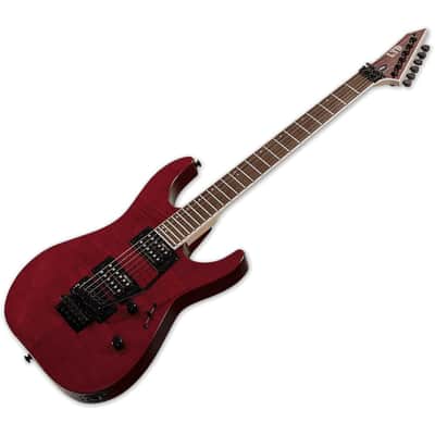 ESP LTD M-200FM - Roasted Jatoba Fingerboard, See Thru Red image 2