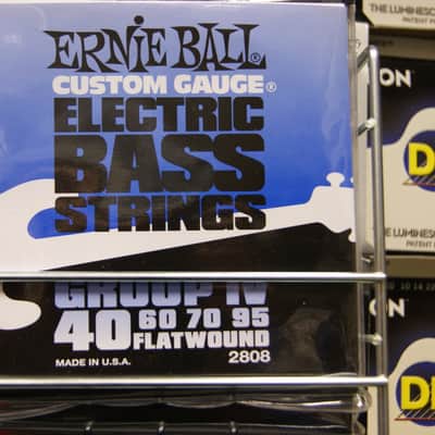 Ernie Ball 2808 flatwound electric bass guitar strings 40-95 image 2