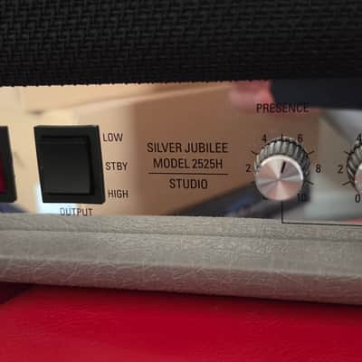 Marshall Studio Jubilee 2525H "Silver Jubilee" 20-Watt Guitar Amp Head 2019 - Present - Silver image 6