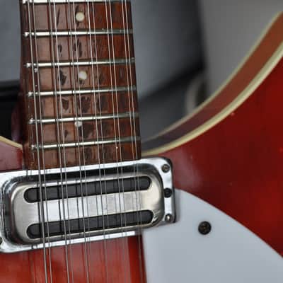 Original 1965 Rickenbacker Rose Morris Model 1993 Export 12-String Fireglo image 5