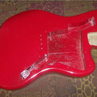 Warmoth Jazzmaster body w/ universal rout set up for 22.5" scale Fender neck image 4