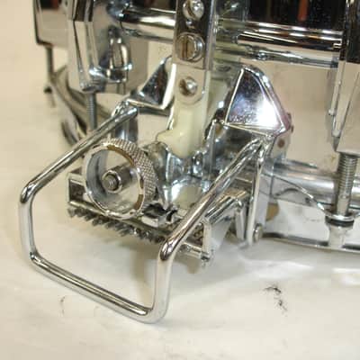 Vintage Ludwig 410 Super-Sensitive Chrome 14"x5" Snare Drum image 11