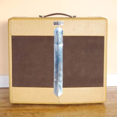 1947 Fender Dual Professional Vintage Tweed Tube Amplifier 2x10, V Front Super Bild 2