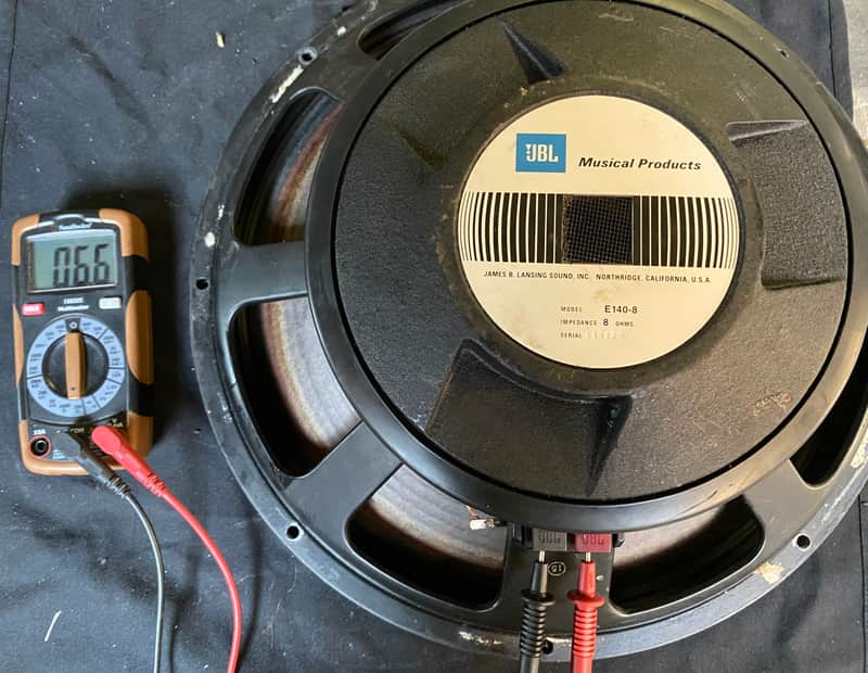 JBL E-140-8 70’s-80’s - Black image 1