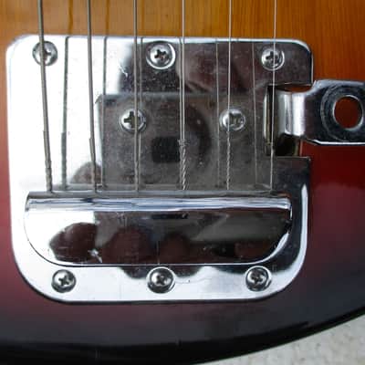 Rhythmline Guitar, 1960's, Japan, 2 Pickups, Sunburst, Case image 13