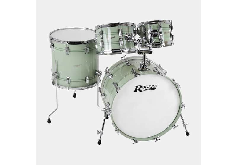 Rogers PT-0420HX-SG Powertone 4pc 20x14/10x7/12x8/14x14 Sage Green image 1