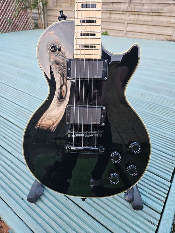 Epiphone Les Paul Custom Maple Fretboard EMG 81/85 Limited Edition