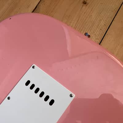 Squier Bullet Strat by Fender Electric Guitar Body Shell Pink Stratocaster 2007 image 12