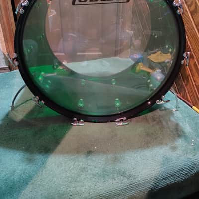 1970s Ludwig "Virgin" Vistalite 14x24" Bass Drum with Single-Color Finish image 1