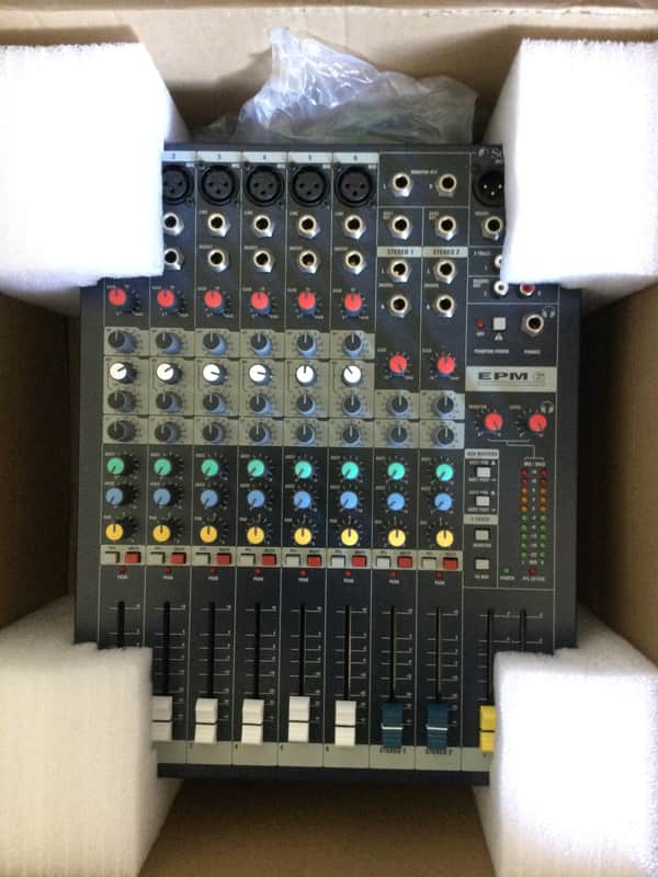 Soundcraft EPM6 6-Channel Mixer 2010s - Blue image 1