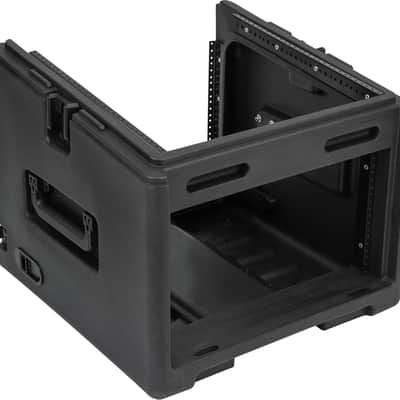 SKB 1SKB-R106W 10x6U Compact Rolling Rig Molded Audio Rack Case image 4