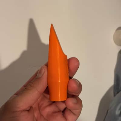 Syos  Alto Saxophone Lava Orange 7 top opening  2020-2023 - Spark image 5