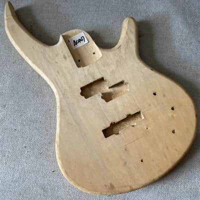 DIY Basswood Electric Bass Guitar Body image 1