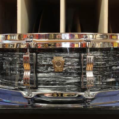 Ludwig 5x14 Classic Maple Snare Drum in Black Oyster Pearl image 1