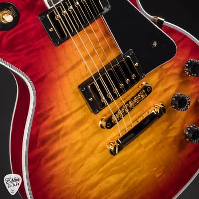 Gibson Custom Shop Dealer Select Les Paul Custom 5A Quilt "Tree Of Life" Fireburst #CS601367 image 13