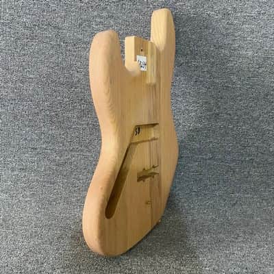 Left Ash Wood 4 String Jazz Bass Style Body image 7