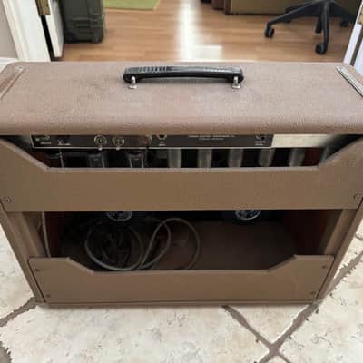 Fender Super Amp 1961 - pinkish brown image 2