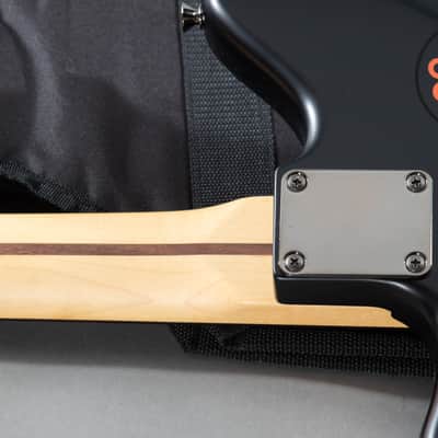 2025 Fender Japan MIJ Limited Hybrid II Jazzmaster Noir Black Original Gig Bag image 10