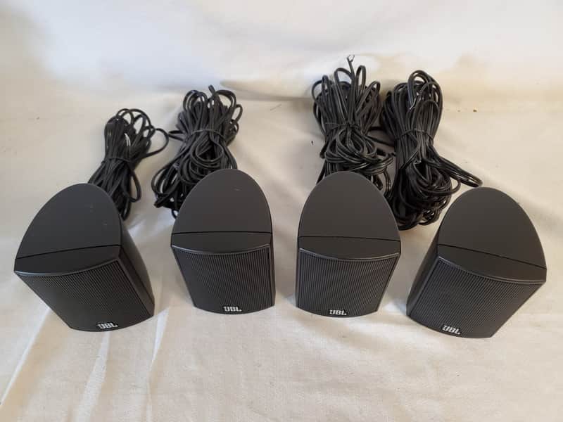 JBL 135SAT Satellite Speakers - Bundle of 4 Speakers With Speaker