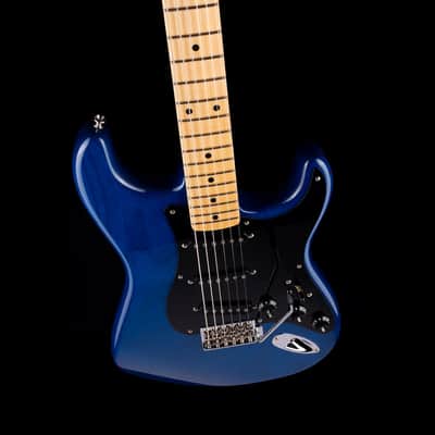 Pre Owned '24 Fender Custom Shop Limited Edition 70th Anniversary '54 Stratocaster NOS Sapphire Blue Transparent with OHSC image 3