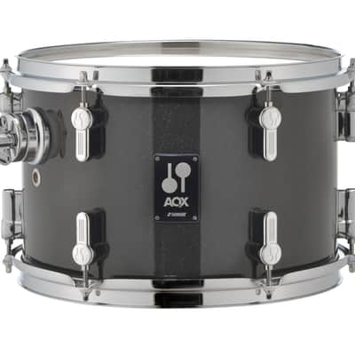 Sonor AQX Studio Black Midnight Sparkle 5pc Kit 20x16, 10x7, 12x8, 14x13, 14x5.5 | Drums & Hardware | Authorized Dealer image 8