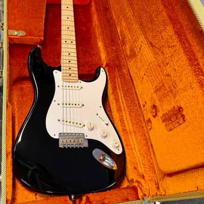 Fender Eric Clapton Signature Blackie Stratocaster with Noiseless Pickups and Tweed Case - Pre Owned image 1