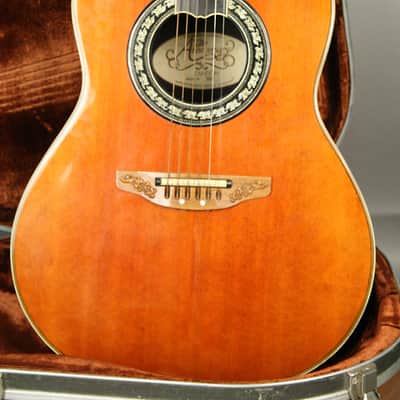 1981 OVATION 1657 The Anniversary Acoustic Electric Guitar Walnut OHSC! image 2