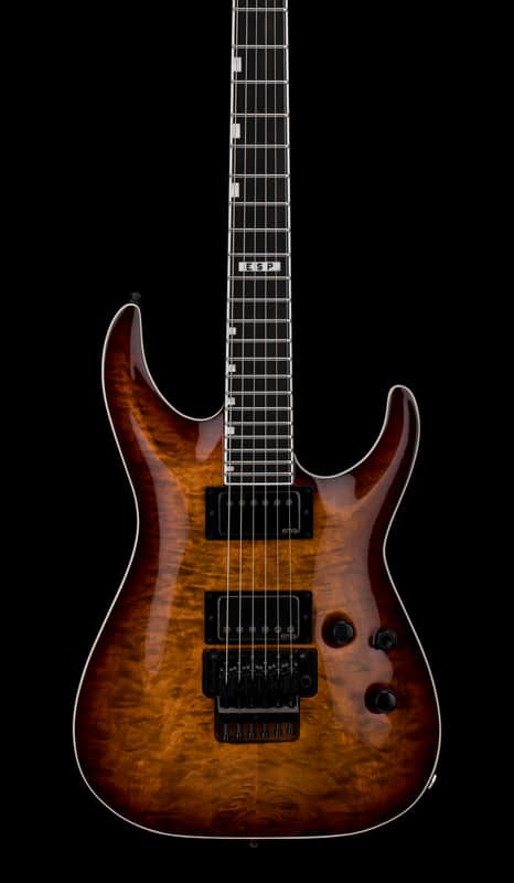 ESP E-II Horizon FR-II - Tiger Eye Sunburst #ES6222253 (Factory Demonstration Model) image 1