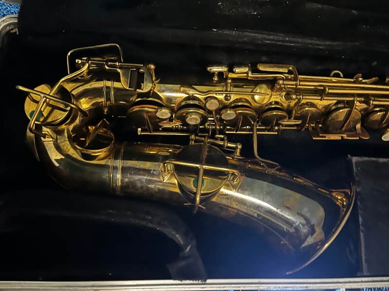 Vintage Horace Alto/Tenor Saxophone - 1920s USA Split-Bell Stencil (Buescher/Conn) - Project image 1