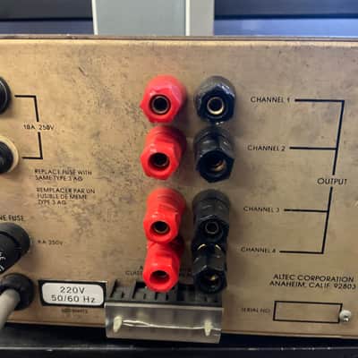 Altec 2204 amplifier four channel vintage image 15