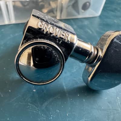 Grover 102C Original Rotomatic 3+3 Tuning Machines 2010s - Chrome image 1