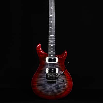 PRS SE Custom 24 Floyd Rose, Charcoal Cherry Burst image 5