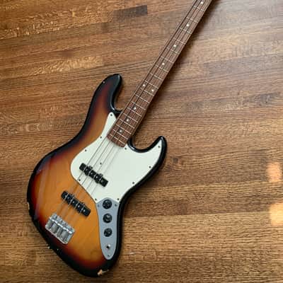 Fernandes Jazz Bass 1990s 3-Tone Sunburst image 2