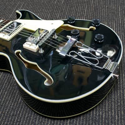 Ktone Hollowbody Electric Guitar Black image 3