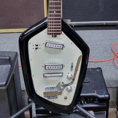 1960's Teisco Del Ray EV-2T Californian electric guitar, BLACK, Japan, Vox image 1