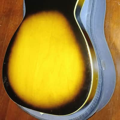 Vintage 1960 Harmony Silvertone STRATOTONE 1421 Guitar with Original Case image 5