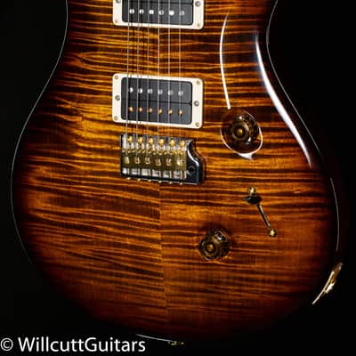 PRS Custom 24 Black Gold Wraparound 10 Top (060) image 1