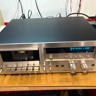 Pioneer CT-F650 4-Track Stereo Cassette Tape Deck 1979 - 1981 - Silver image 7