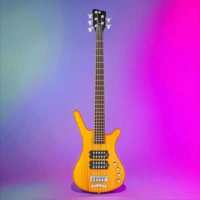 Warwick RockBass Corvette $$ 5 Honey Oil Fretted Passive MEC MM, Free Shipping, Authorized Dealer image 2