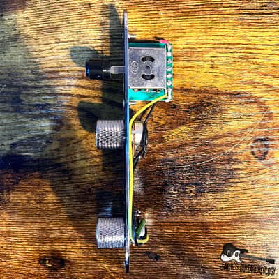 Squier Loaded Telecaster 'Hotdog' Control Plate (2000-10s - Silver) image 2