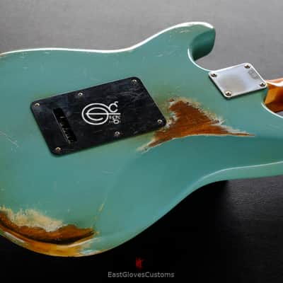 Fender Stratocaster Daphne blue Heavy Aged Relic image 6