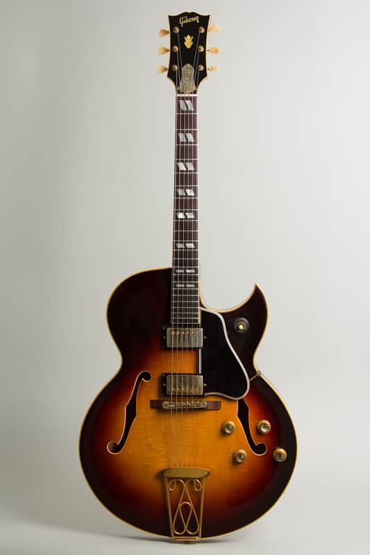 Gibson ES-350TD Thinline Hollow Body Electric Guitar (1961), ser. #R6078-10, original brown hard shell case. image 1