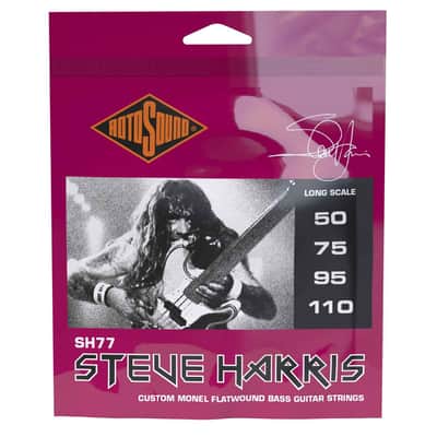 Rotosound Steve Harris SH77 Custom Flatwound Bass String Set 50-110 image 1
