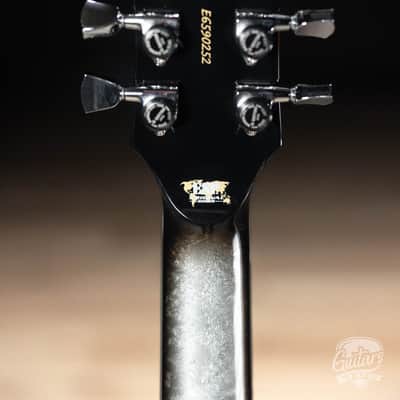 ESP Eclipse Custom Original Series Guitar w/ Case – Silver Liquid Metal Burst image 6