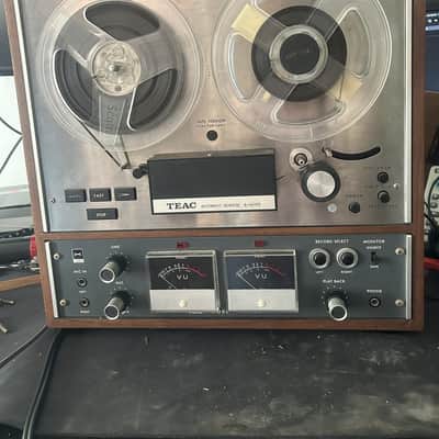 TEAC A-4010S Auto Reverse 1/4" Reel-to-Reel Tape Deck — Working, w/ Original Manual image 1
