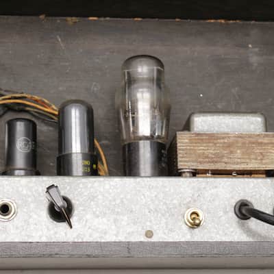 Pre-WWII 1941 Sears / Silvertone 2323 Hawaiian Lap Steel w/ Tube Amp In Case image 13